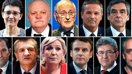 11 ứng cử viên đủ điều kiện tranh cử Tổng thống Pháp.